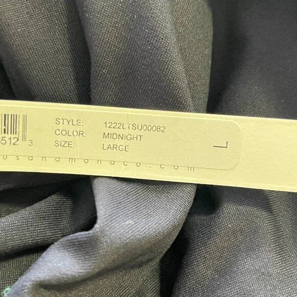 Susana Monaco One Shoulder Midnight Flared Leg Jumpsuit NWT - Picture 9 of 10